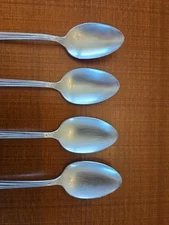 4 Wm Rogers Mfg. Co. AA IS Jubilee Silverplate Spoons/Teaspoons lot NICE