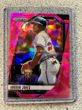 2025 Panini Prizm Andruw Jones Pink Ice Prizm