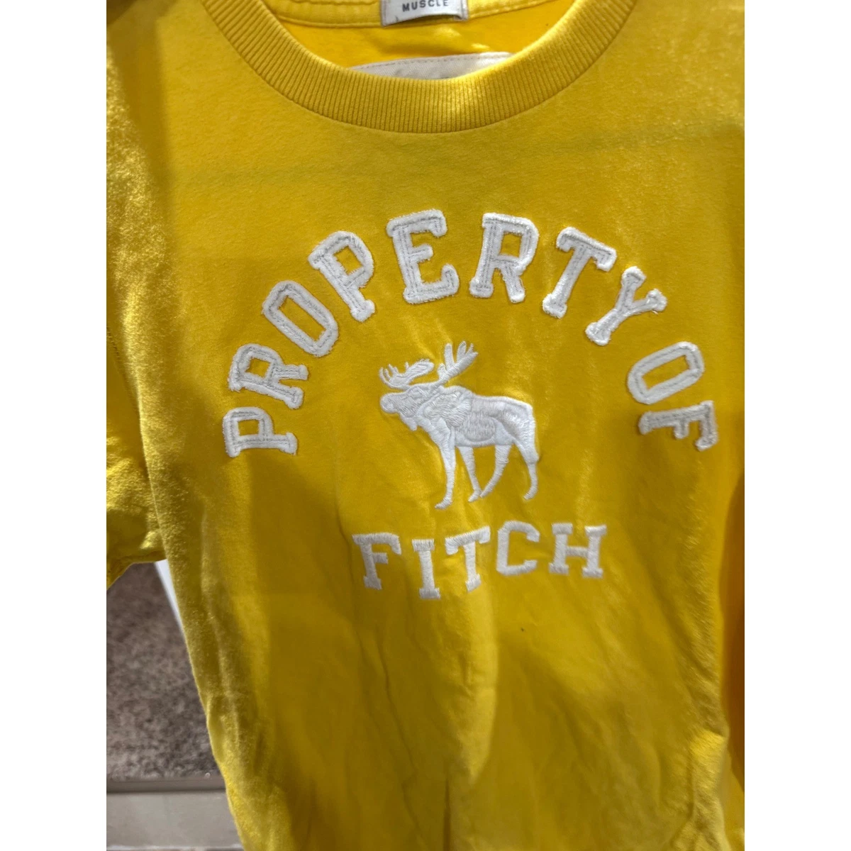 Abercrombie & Fitch Yellow T-Shirts for Men for sale | eBay