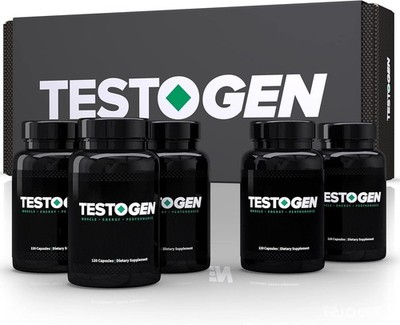 TestoGen Booster for Men - Natural Male Supplement 5 pack