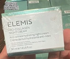 ELEMIS Pro-Collagen Anti-Wrinkle Night Cream 1.6 fl oz / 50mL – Brand New Sealed