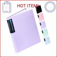 Sooez Art Portfolios 9"x12", 40 Pockets Large Portfolio Folder Display 80 Pages,