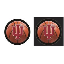 LED Wall Decor, Round, Med, Indiana, Basketball