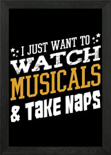 I Just Want To Watch Music Framed Wall Art Poster Canvas Print Picture