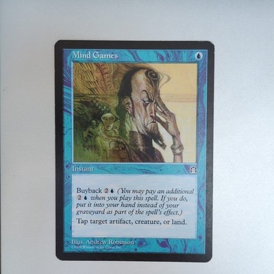 Wizards of the Coast Mind Games Magic The Gathering Spontanzauber Blau 1998 Eng 
