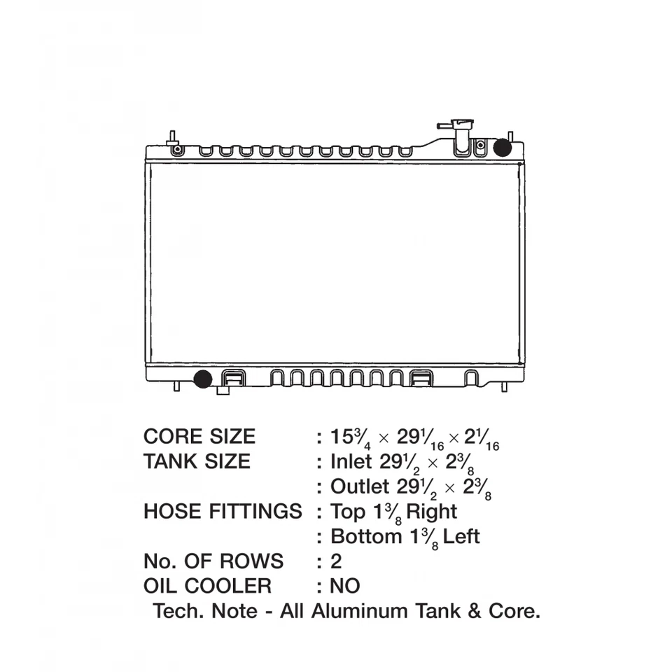 CSF For Infiniti G35 2003 2004 2005 2006 2007 Radiator Foto 2 de 4