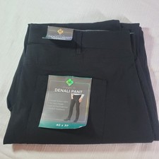Member's Mark Comfort Lightweight Denali Pant  NEW  Black 40W X 30L