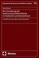Die Umsetzung Der Verbraucherrechterichtlinie In Frankreich Und Deutschland ...