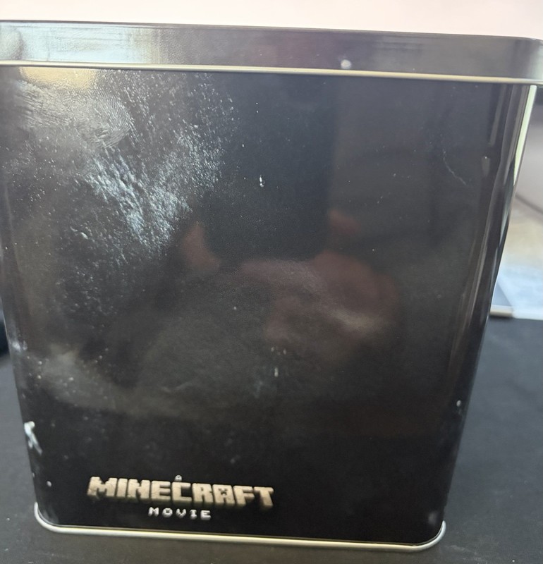 Minecraft Movie - Popcorn Tin ("Obsidian Block") - AMC Theaters