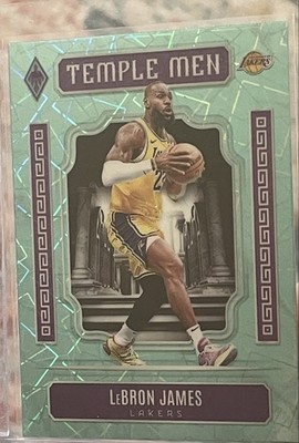 2023-24 Panini Phoenix - Temple Men LeBron James #2 Teal Lazer