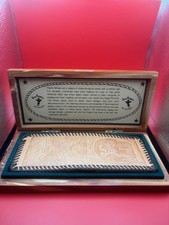 Rare Roy Rogers and Trigger Leather Billfold Wallet New in Box VINTAGE