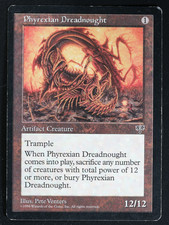 Phyrexian Dreadnought Mirage MTG Card Reserved List Magic the Gathering