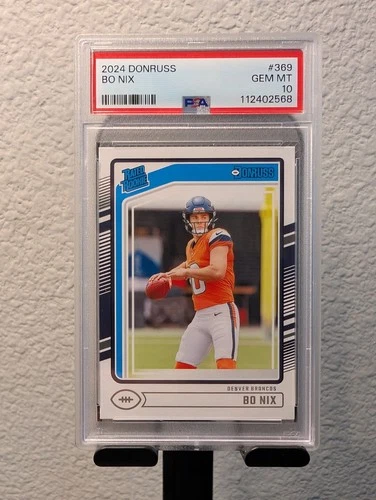 2024 Panini Donruss - Rated Rookie Bo Nix #369 (RC)