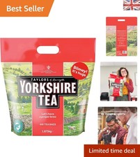 Luxury Black Tea Bags - 600 Count, Fairtrade & Ethically Sourced, 1.875 kg 0.06 per strip