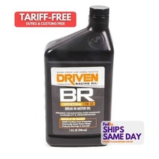 Driven Oil 106, One Br 15W50 Petroleum Oil 1Qt Break-In Oil Performance Parts