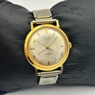 Vintage Timex Marlin Gold Silver Wind Watch Working New Battery