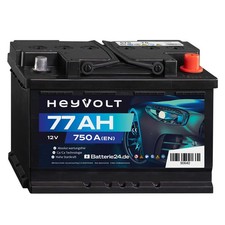 HeyVolt 77Ah 12V Start Autobatterie ersetzt 72Ah 74Ah 75Ah 570409064