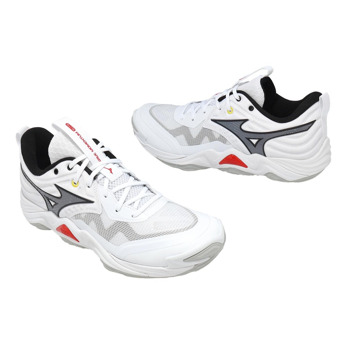 Mizuno Wave Momentum Elite White Grey Black Men Unisex Volleyball