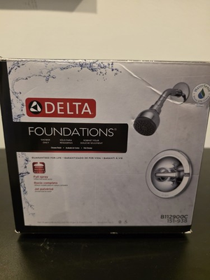 #ad Delta Foundations Shower Faucet B112900C NEW $36.00