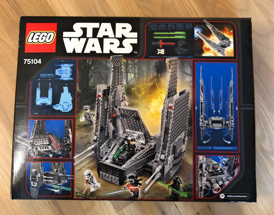 LEGO Star Wars: Kylo Ren's Command Shuttle 75104 (New | Sealed | Retired) - Image 2 of 3
