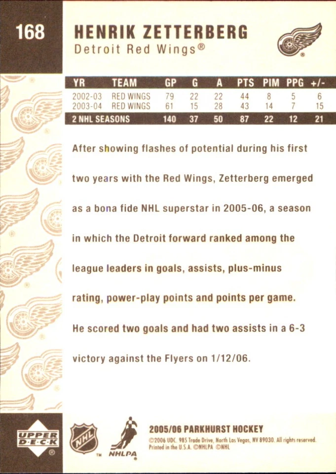 2005-06 PARKHURST Base🥅YOU PICK🥅Complete Your NHL Set #1 - #300 - Image 4 of 4