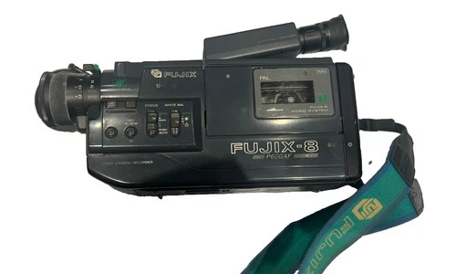 Vintage FUJIX-8 P600AF Video8 Video Camera Recorder Camcorder. Not Tested - product listing photo