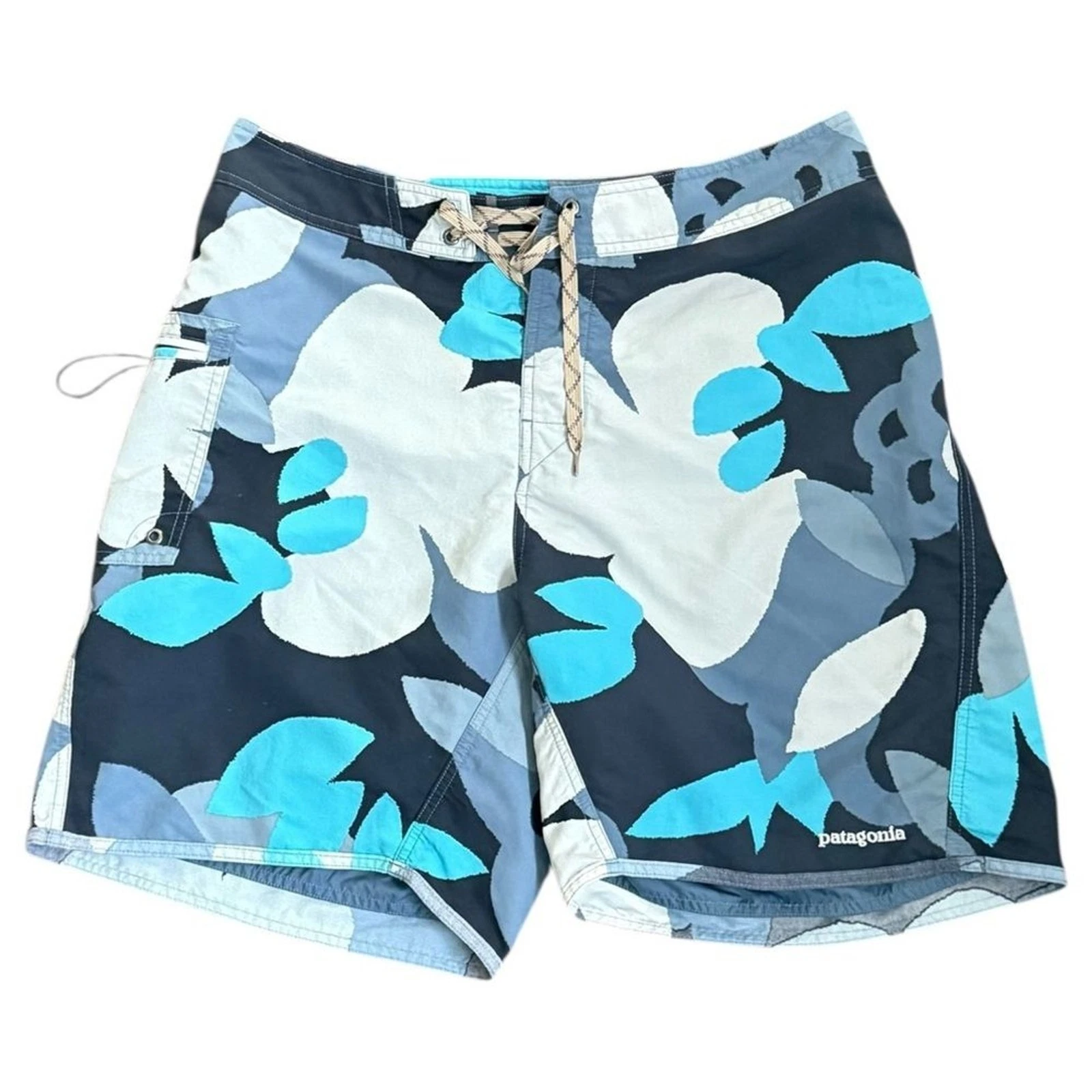 Patagonia Men’s Blue Paddler Drawstring Quick Dry Hip Pocket Board Shorts. 34.