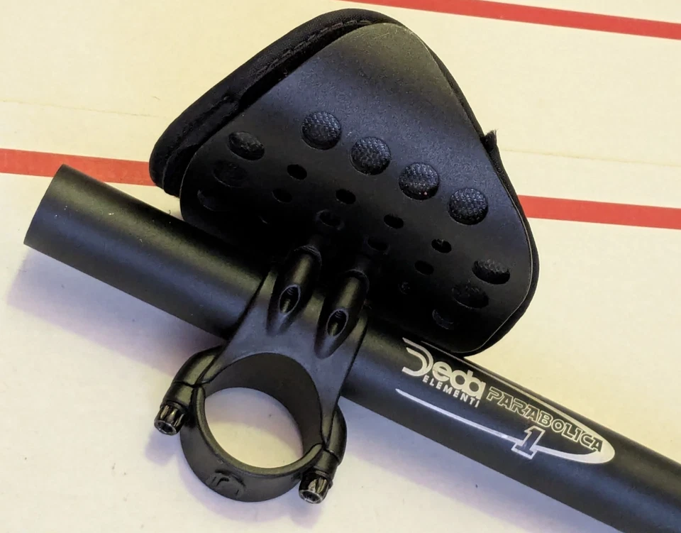 Deda Parabolica 1 Clip On Extensiones TT Triatlón Carreras Bicicleta Manillar 31.8mm Foto 3 de 4