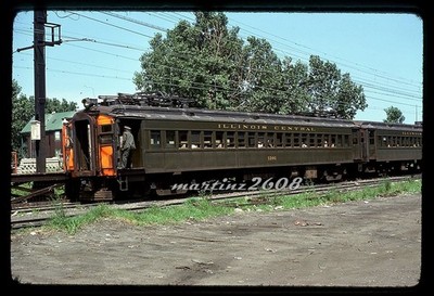 (Y) ORIG TRAIN SLIDE - ILLINOIS CENTRAL (IC) 1201 M-U ROSTER