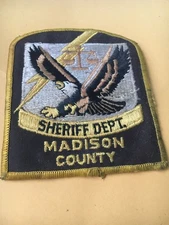 vintage Madison County Sheriff Alabama Police Department Patch