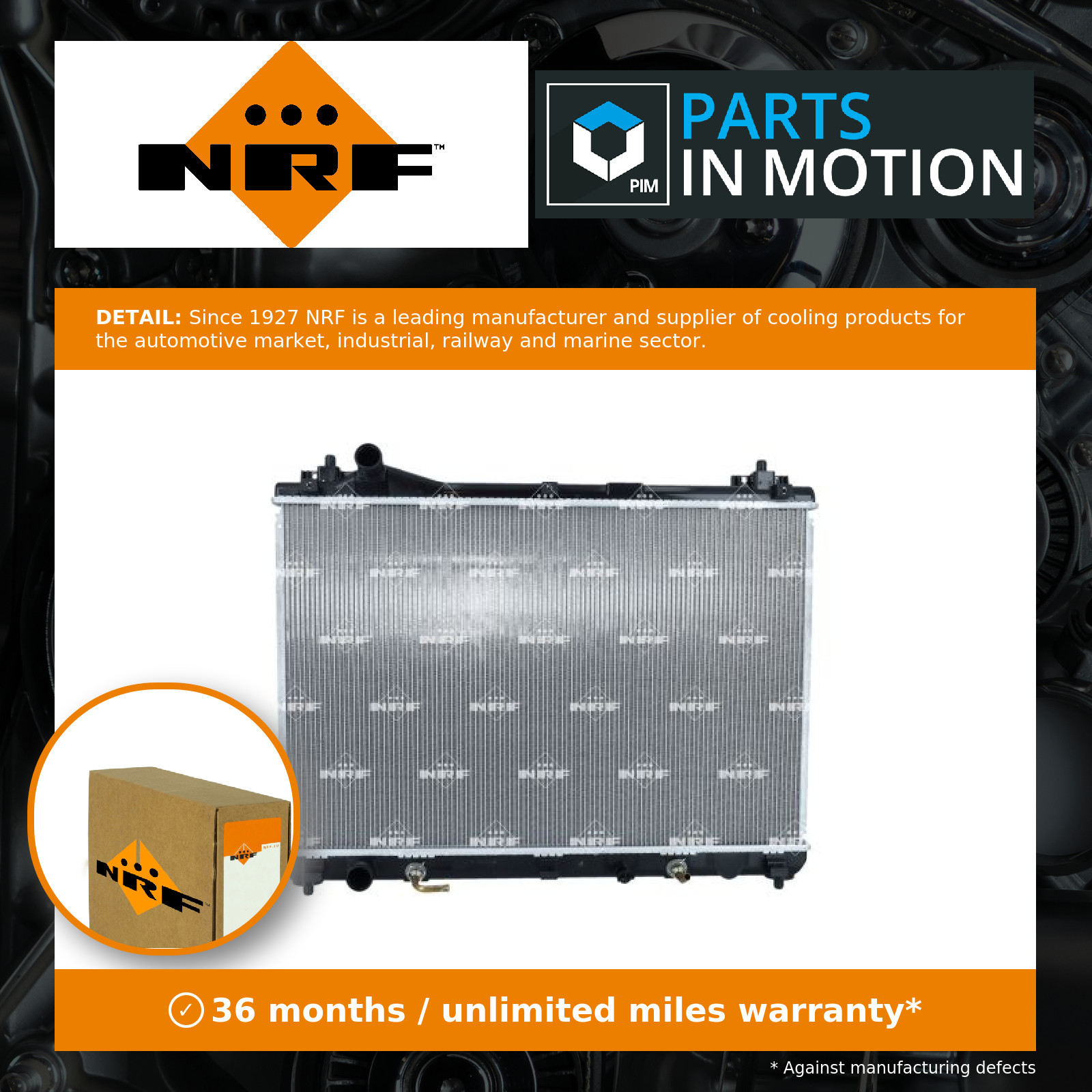 Radiator fits SUZUKI GRAND VITARA JB424, Mk2 2.4 2009 on J24B NRF 1770065J10 New