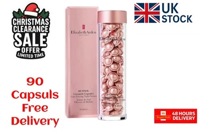 Elizabeth Arden Retinol Ceramide Capsules Line Erasing Night Serum x 90 Capsules