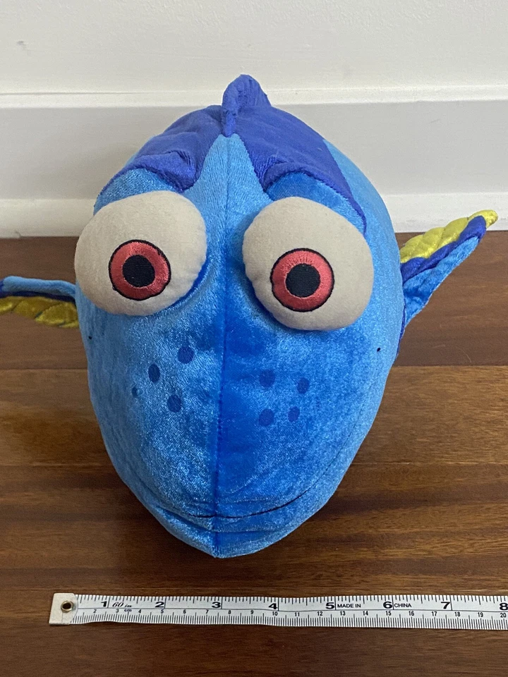 DISNEY STORE 14" Peluche ENCONTRAR NEMO Núcleo Azul DORY FISH Juguete de Peluche Grande Foto 4 de 4