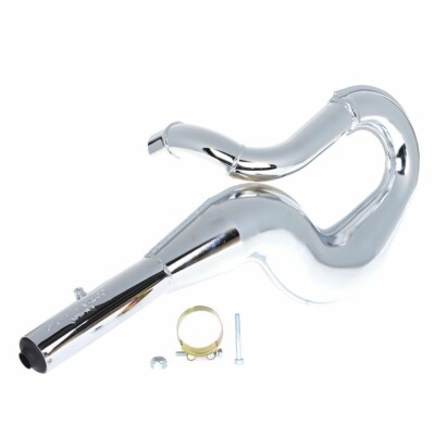 PINASCO AUSPUFF KOMPLETT AUSPUFF RACING CHROM FÜR VESPA PX PE 200 THING RALLYE