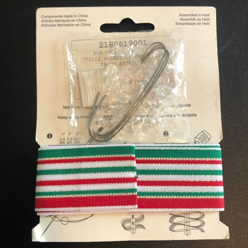 NEW vtg Wrights Ribbon Candy Ornament Kits NIP Each Kit Makes 3 Ornaments USA - Picture 23 of 24