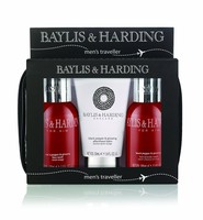 Baylis And Harding Mens Men's Black Pepper And Ginseng Travel Set Baylis And Harding Mens Men's Black Pepper And Ginseng Travel Set