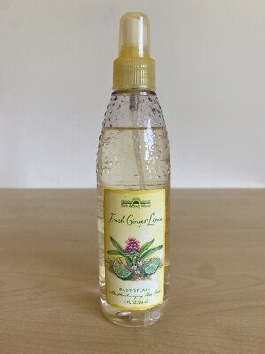 Bath & Body Works DISCONTINUED Fresh Ginger Lime 8oz. Body Splash NEW