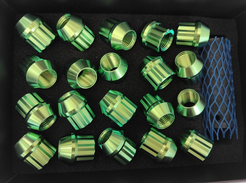 Rison Titanium Lug Nuts Open End Lug Nuts 12 Point GR5 Ti M12 M14 Lug Nut 20PCS - Picture 17 of 79