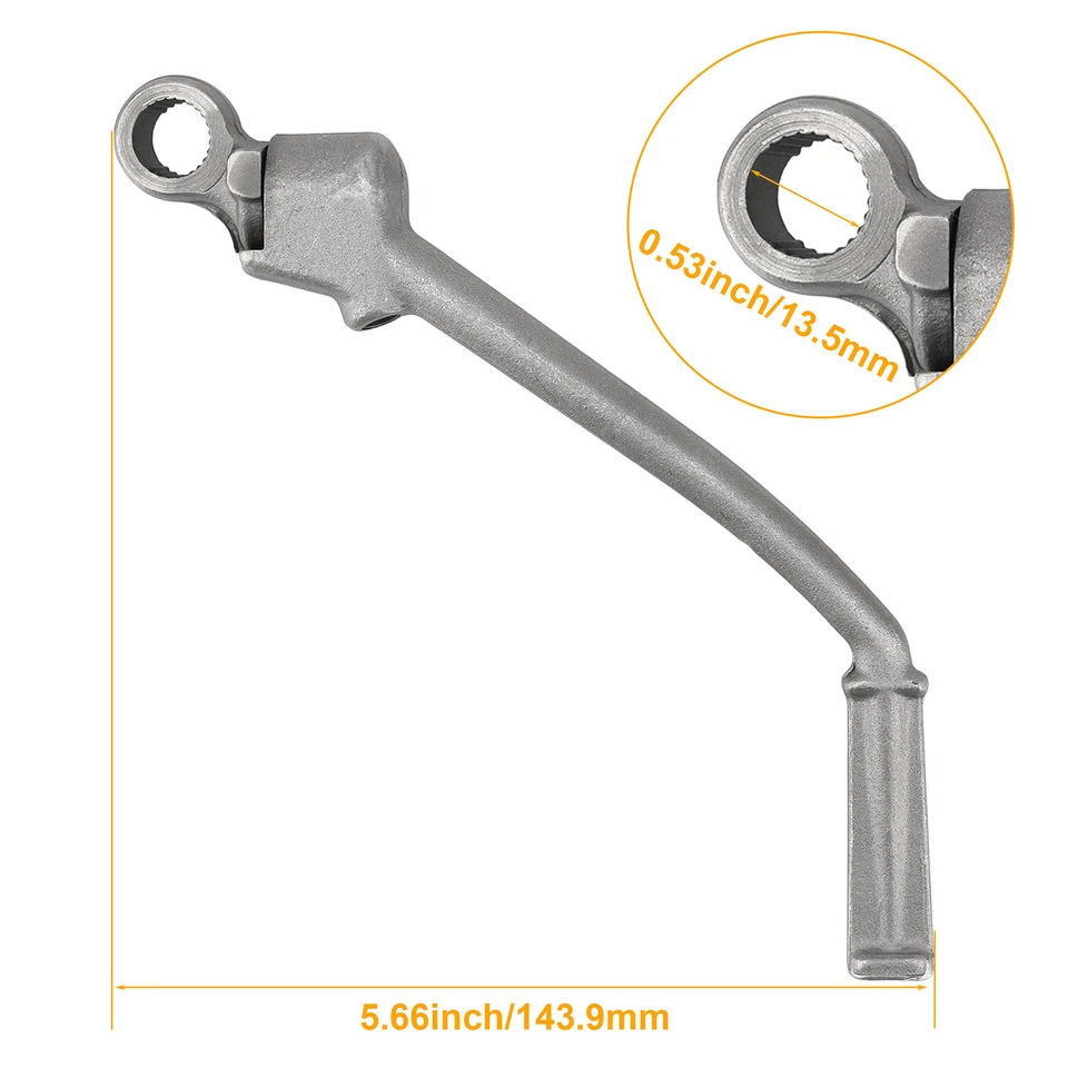 Kick Start Starter Lever Pedal 13064-0073 for 1999-2009 ,2011-21 Kawasaki KX100 - Image 2 of 4