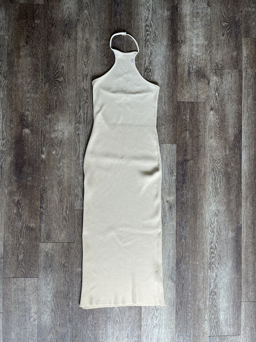 1017 Alyx 9SM - ribbed-knit Midi Dress Neutral - L | eBay