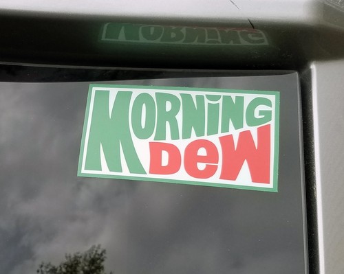 3-pack MORNING DEW 5" x 2.75" Die Cut Vinyl Decal Stickers - Grateful Dead - Picture 2 of 3
