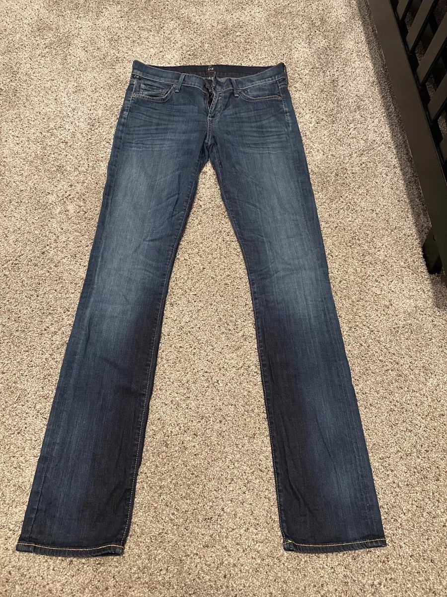 Citizens of Humanity Womens Emmanuelle Petite Slim Boot Jeans Blue Size 30