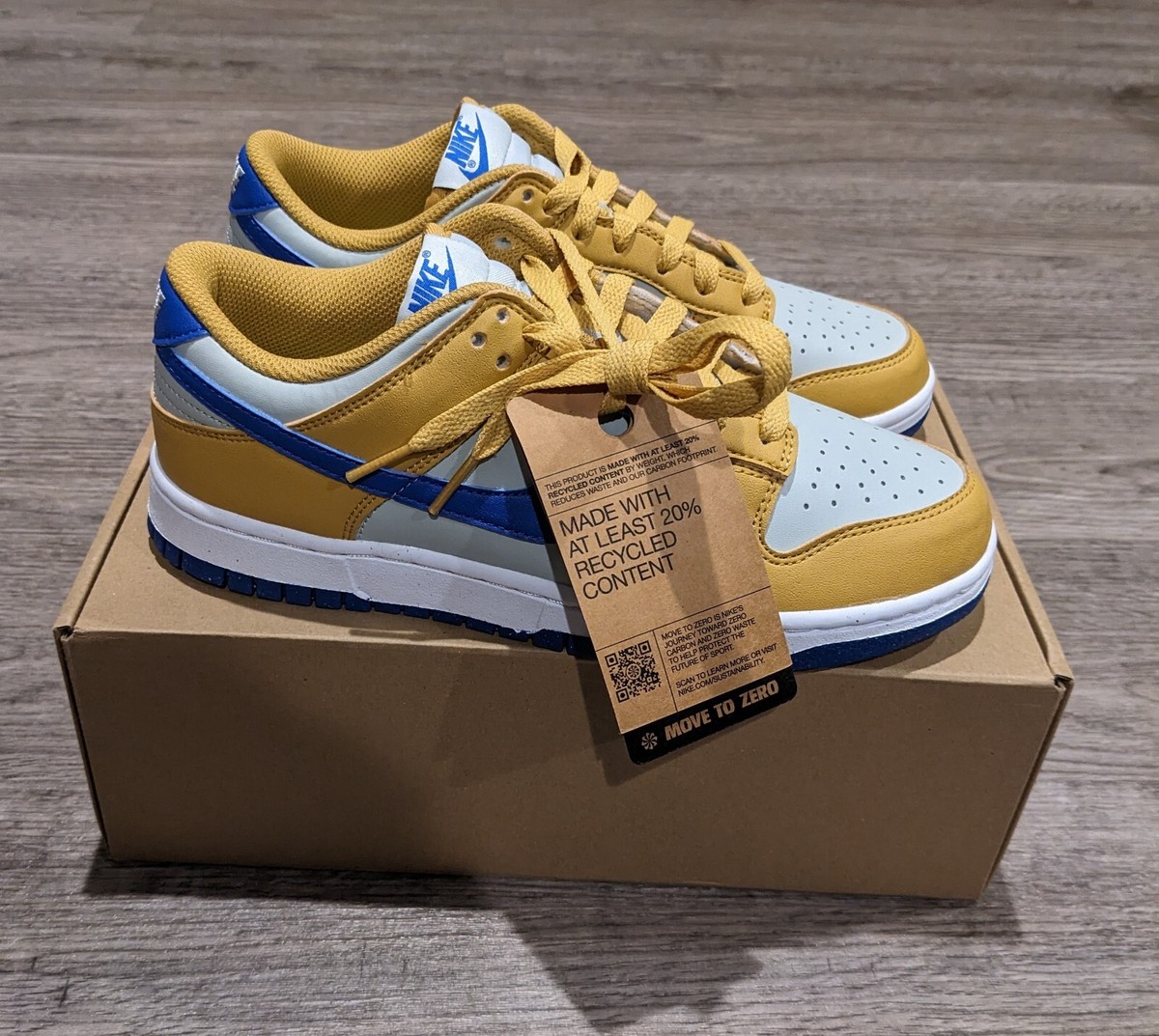 Women's Size 7.5 - Nike Dunk Low Next Nature - Wheat Gold