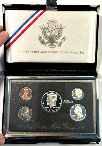 1993s & 1994s US Mint Premier Silver Proof Sets, Excellent Condition! (2) Sets! - Picture 4 of 5