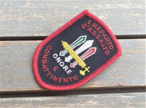 Patch Italian WW2 RSI 1943-45 1° Reparto d'Assalto new repro