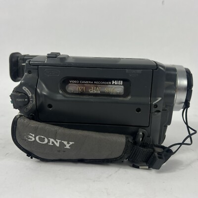 Sony Handycam CCD-TRV108 Hi-8 Analog Camcorder Broken Defective