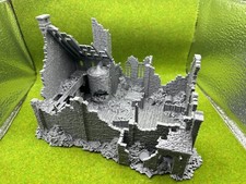 HO scale destroyed Building Brewery 1:87 scale 3D print Grimdale