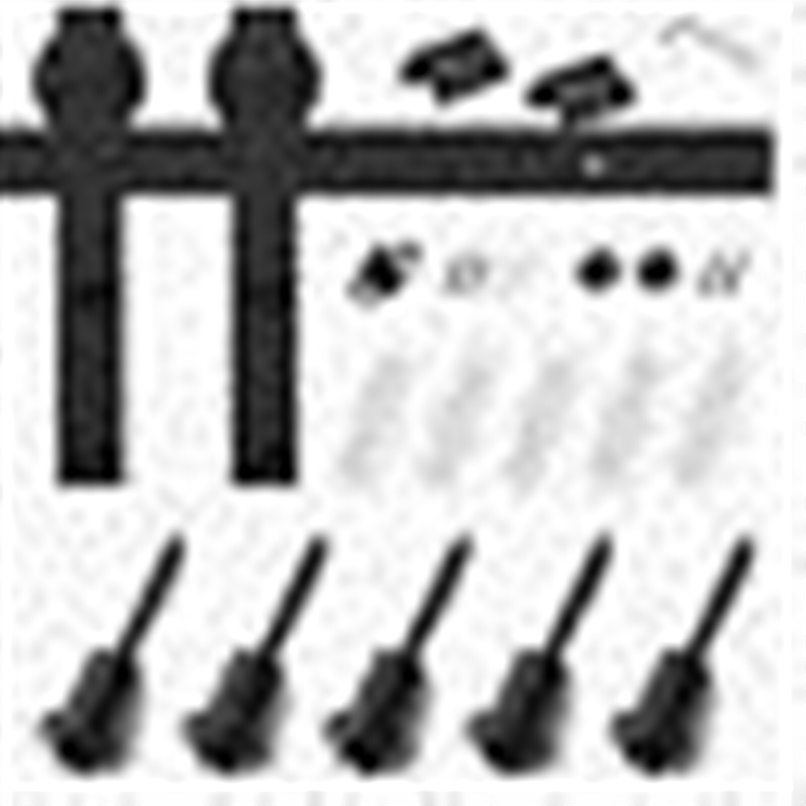 Smart Black Barn Door Hardware Kit SDH-0066-21-BK – Standard Design