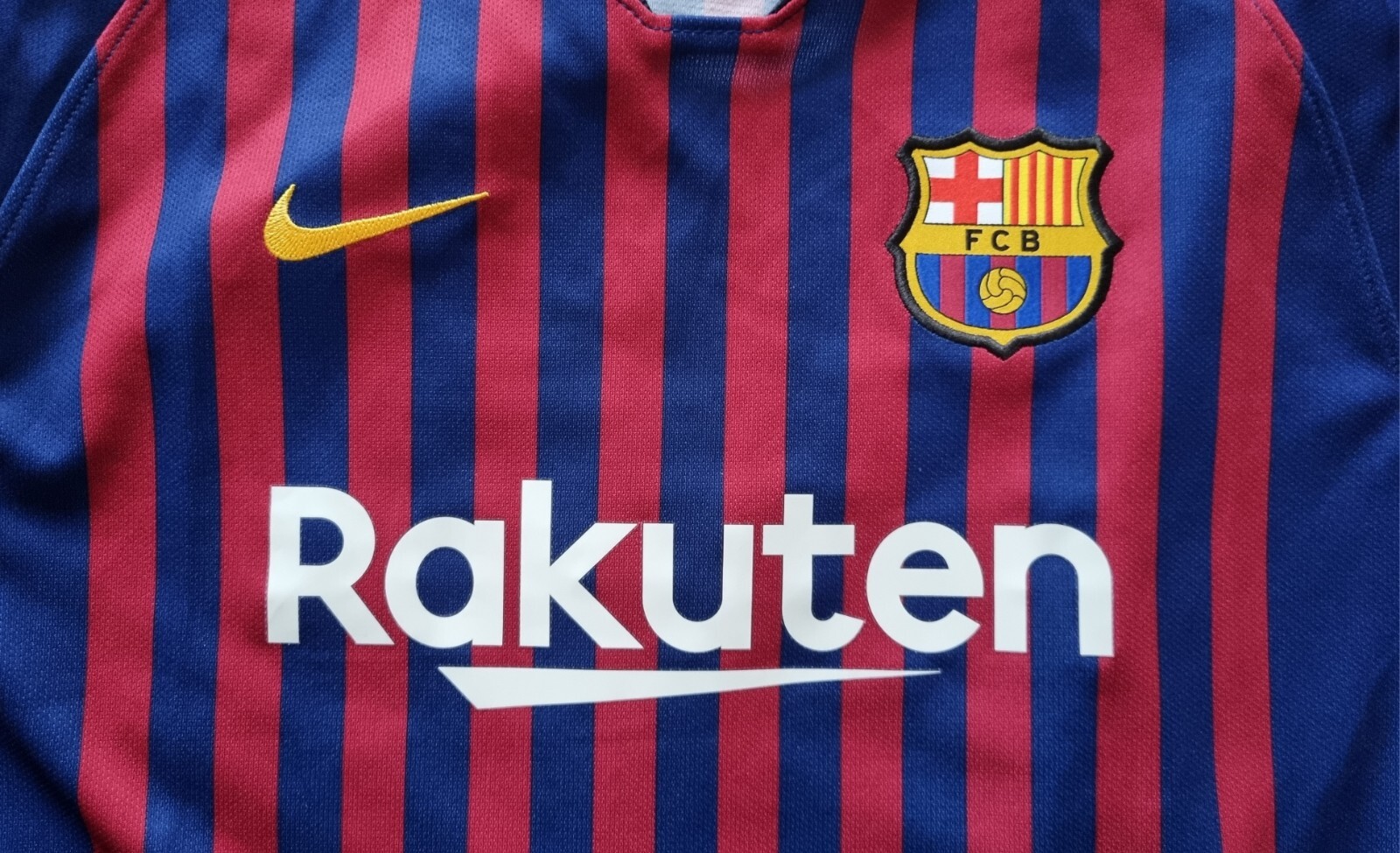 Barcelona 2018-2019 Home football Nike shirt #10 Messi size XL Boys 158 