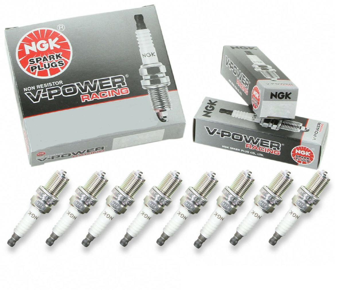 NGK R5671A-8 4554 V POWER RACNG TURBO NTROUS SUPERCHARGED SPARK PLUGS